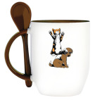 Котенок и щенок