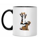 Кружка двухцветная