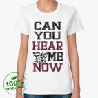 Женская футболка органик