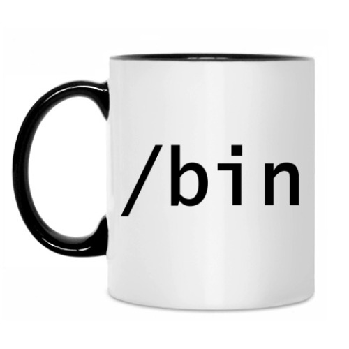 Кружка с принтом C: && /bin