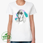 Женская футболка органик