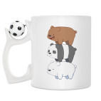 Кружка с футбольным мячиком