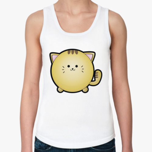 Женская майка с принтом Animals / Kitty