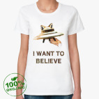 Женская футболка органик