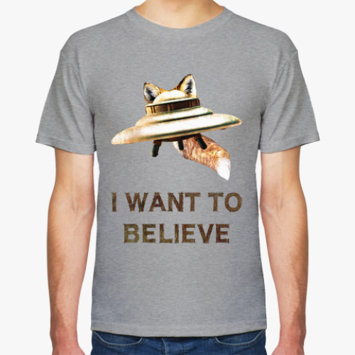 Футболка с принтом Fox Flying Object