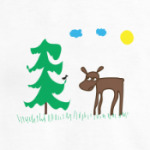 лось и елка