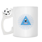 Кружка с футбольным мячиком