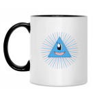 Кружка двухцветная