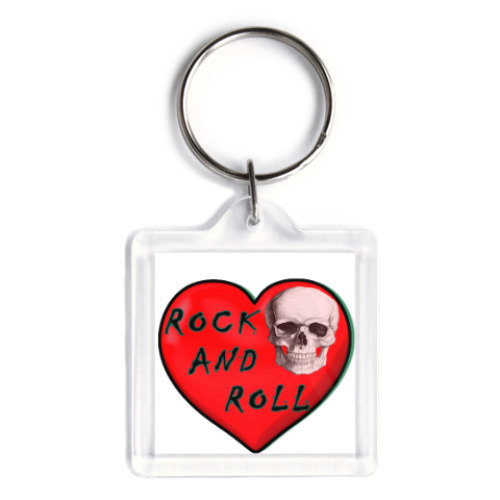 Брелок Рок-н-ролл скелет