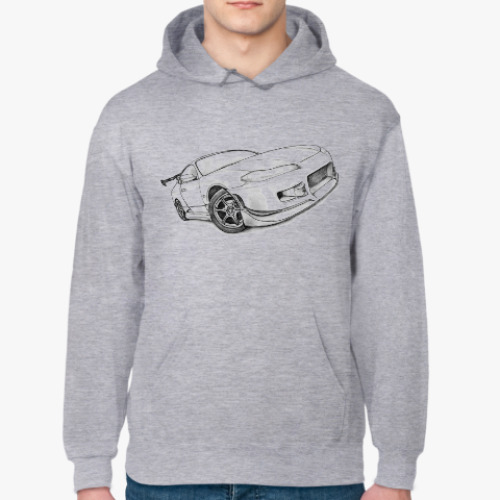 Толстовка худи с принтом JDM Silvia S15