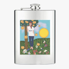 Фляжка стальная