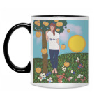 Кружка двухцветная