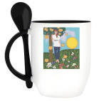 Кружка с ложкой