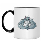 Кружка двухцветная