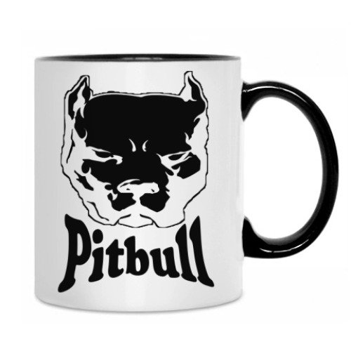 Кружка с принтом PITBULL