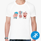 Мужская спортивная футболка