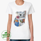 Женская футболка органик