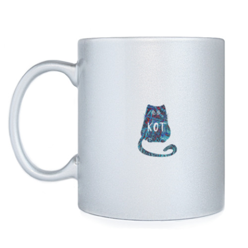 Кружка с принтом кот