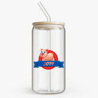 Банка с бамбуковой крышкой