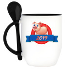 Кружка с ложкой