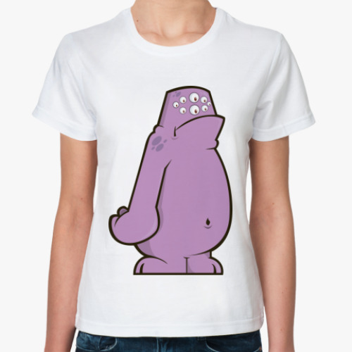 Классическая футболка с принтом Monsters / 8 eyes