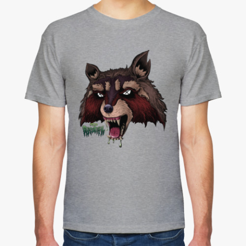 Футболка с принтом Енот