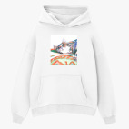 Толстовка худи оверсайз