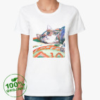 Женская футболка органик