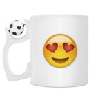 Кружка с футбольным мячиком