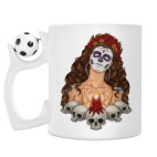 Кружка с футбольным мячиком