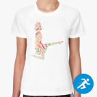 Женская спортивная футболка