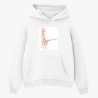 Толстовка худи оверсайз