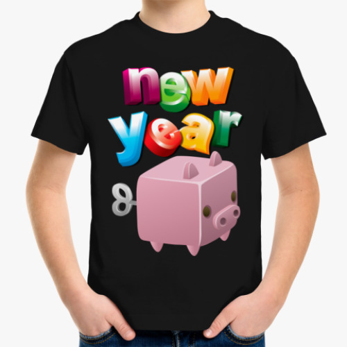Детская футболка Новый Год: Год Свиньи