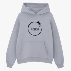 Толстовка худи оверсайз