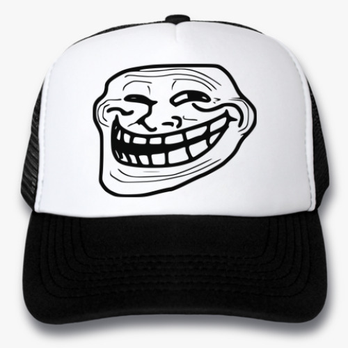 Кепка-тракер с принтом  Troll