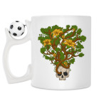 Кружка с футбольным мячиком