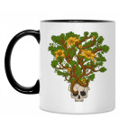 Кружка двухцветная