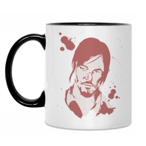 Кружка с принтом Daryl Dixon