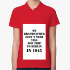 Женская рубашка поло