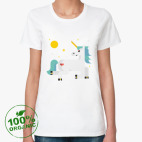 Женская футболка органик