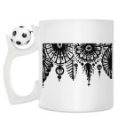 Кружка с футбольным мячиком