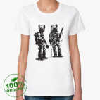 Женская футболка органик