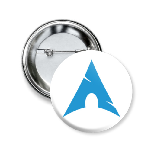 Значок 50мм с принтом Arch Linux