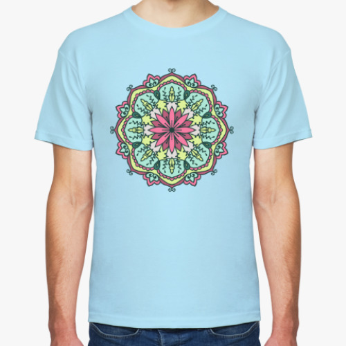 Футболка с принтом Мандала