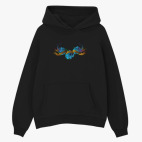 Толстовка худи оверсайз