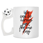 Кружка с футбольным мячиком