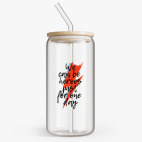 Банка с бамбуковой крышкой