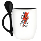 Кружка с ложкой