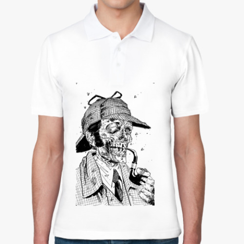 Рубашка поло с принтом zombie