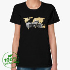 Женская футболка органик